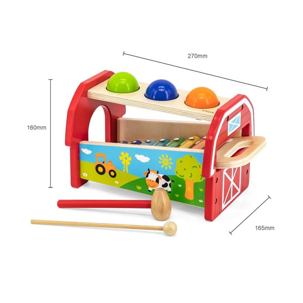 Pounding Bench and Xylophone - Viga