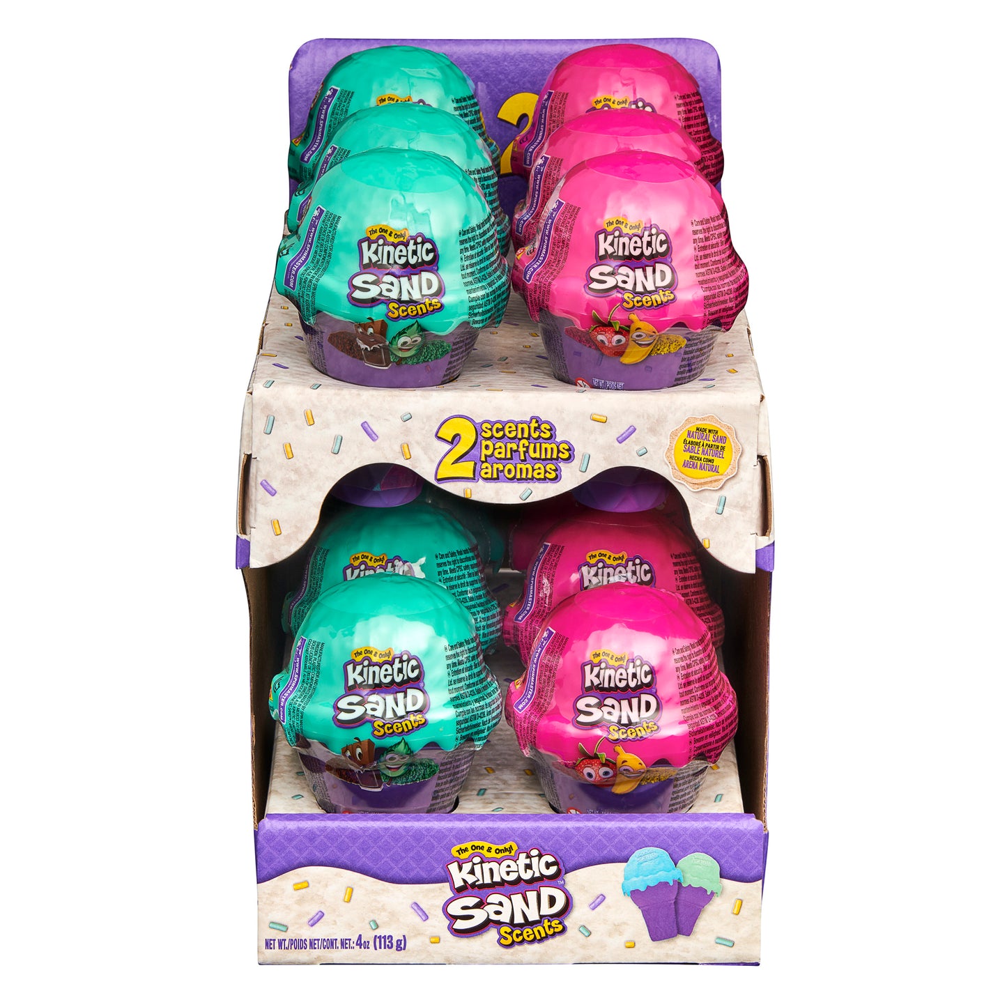 Kinetic Sand Ice Cream Container