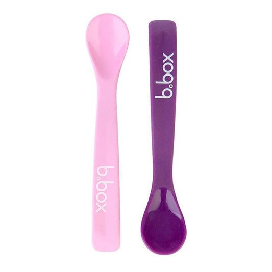 B.box Spoon Pack of 2 - Pink and Purple