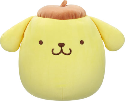 Hello Kitty and Friends 8-Inch Pompompurin in Brown Cap Squishmallows