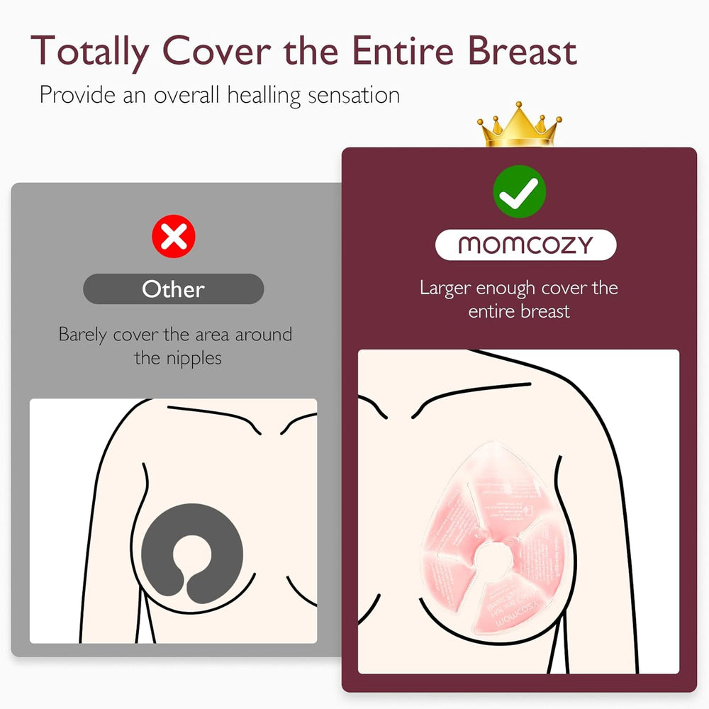 وسادات Momcozy الساخنة والباردة للثدي