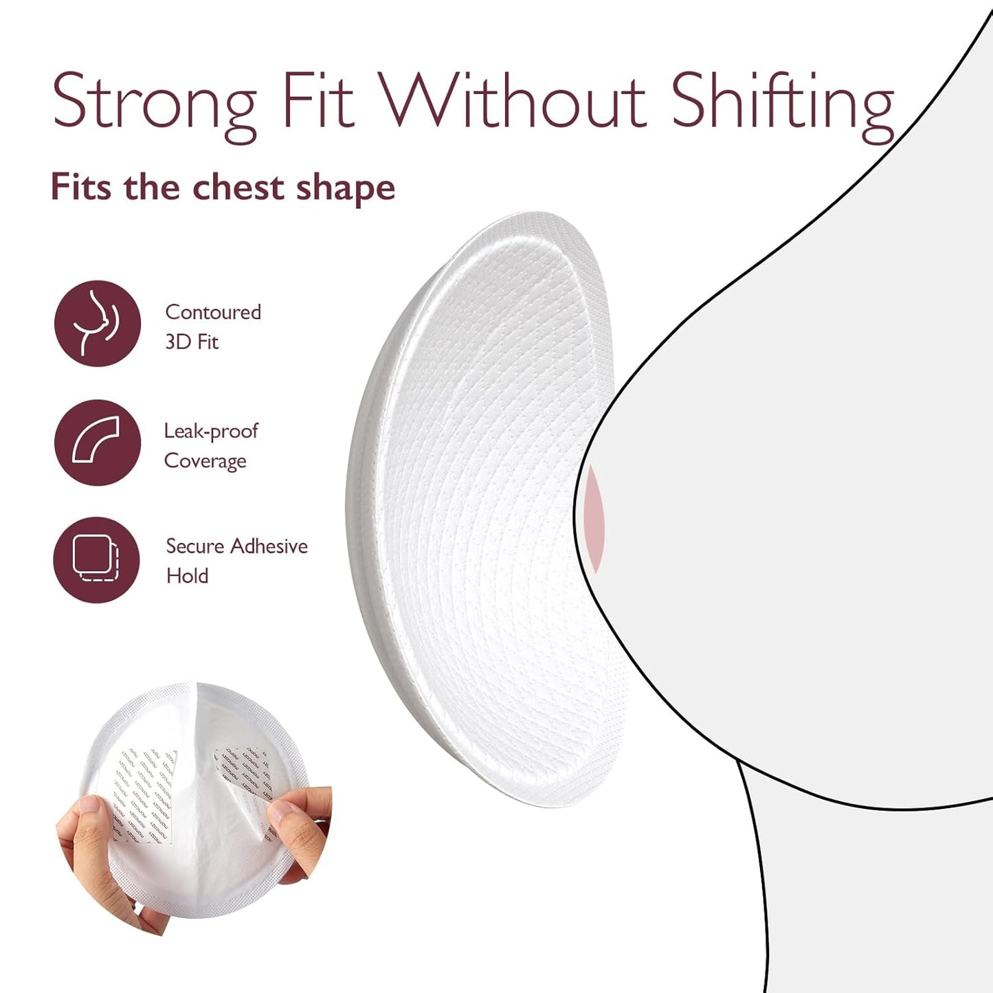 Momcozy Ultra-Thin Disposable Nursing Pads - 60 counts
