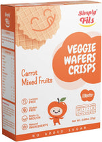 Simply Fils - Veggie Wafers Crisps - Carrot & Mixed Fruits