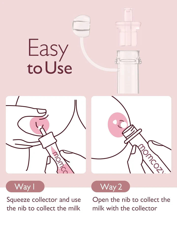 Momcozy Silicone Colostrum Collector - Pre-Sterilized, BPA-Free (6 Pack)