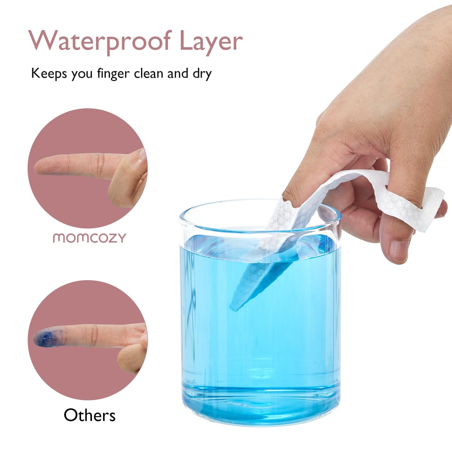 Momcozy 2-in-1 Finger Cover Shields-30 pcs