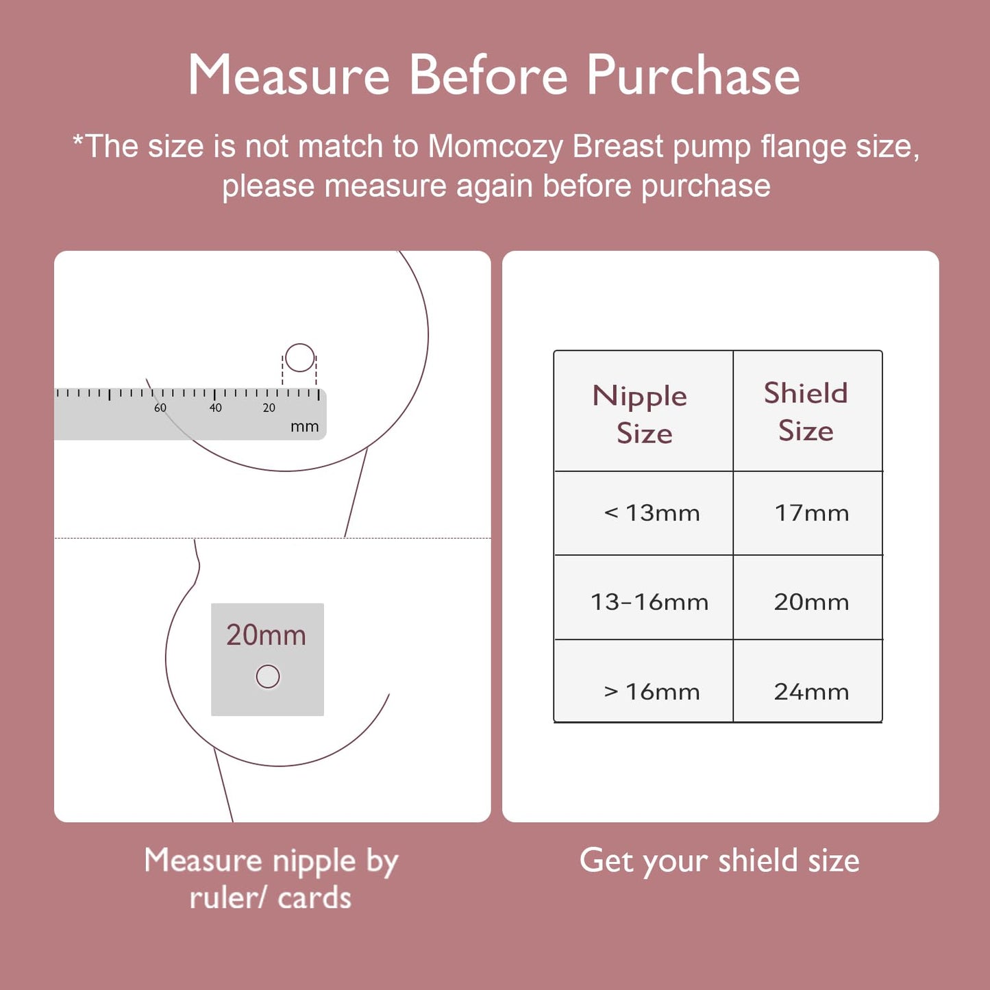 Momcozy-Silicone Nipple Shield 17mm