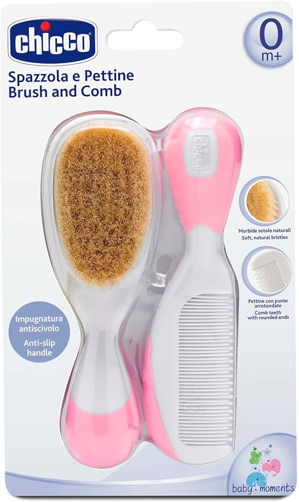 Chicco - New Brush And Comb - Pink