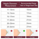 Momcozy Nipple Ruler & Flange Size Guide