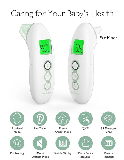 Momcozy Non-Contact Forehead and Ear Thermometer