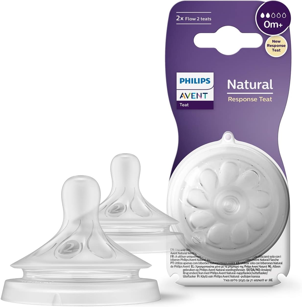 Philips Avent Natural Response Nipple Flow 2-2Teats