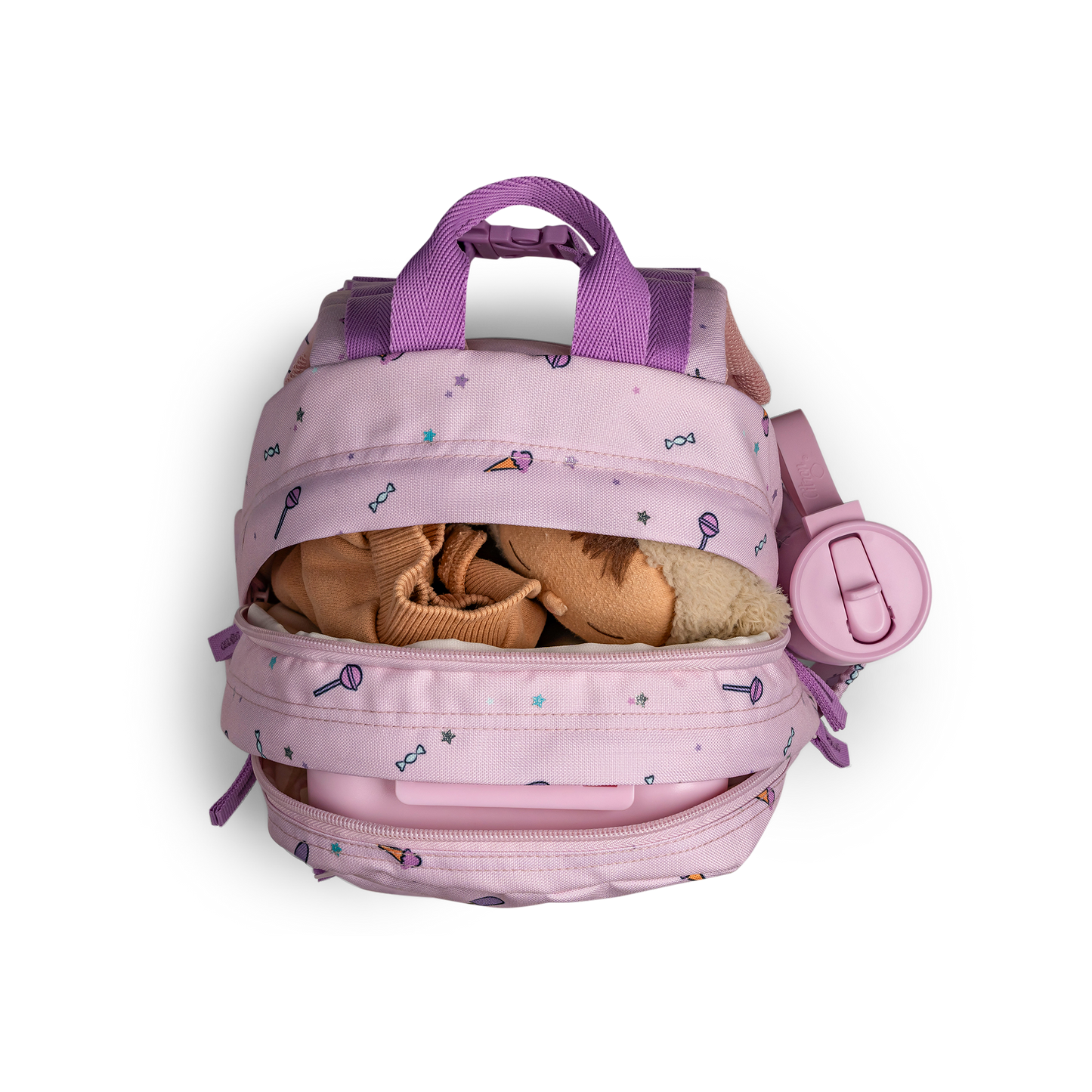 Citron-Medium Backpack-Stormy Unicorn