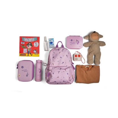 Citron-Medium Backpack-Stormy Unicorn