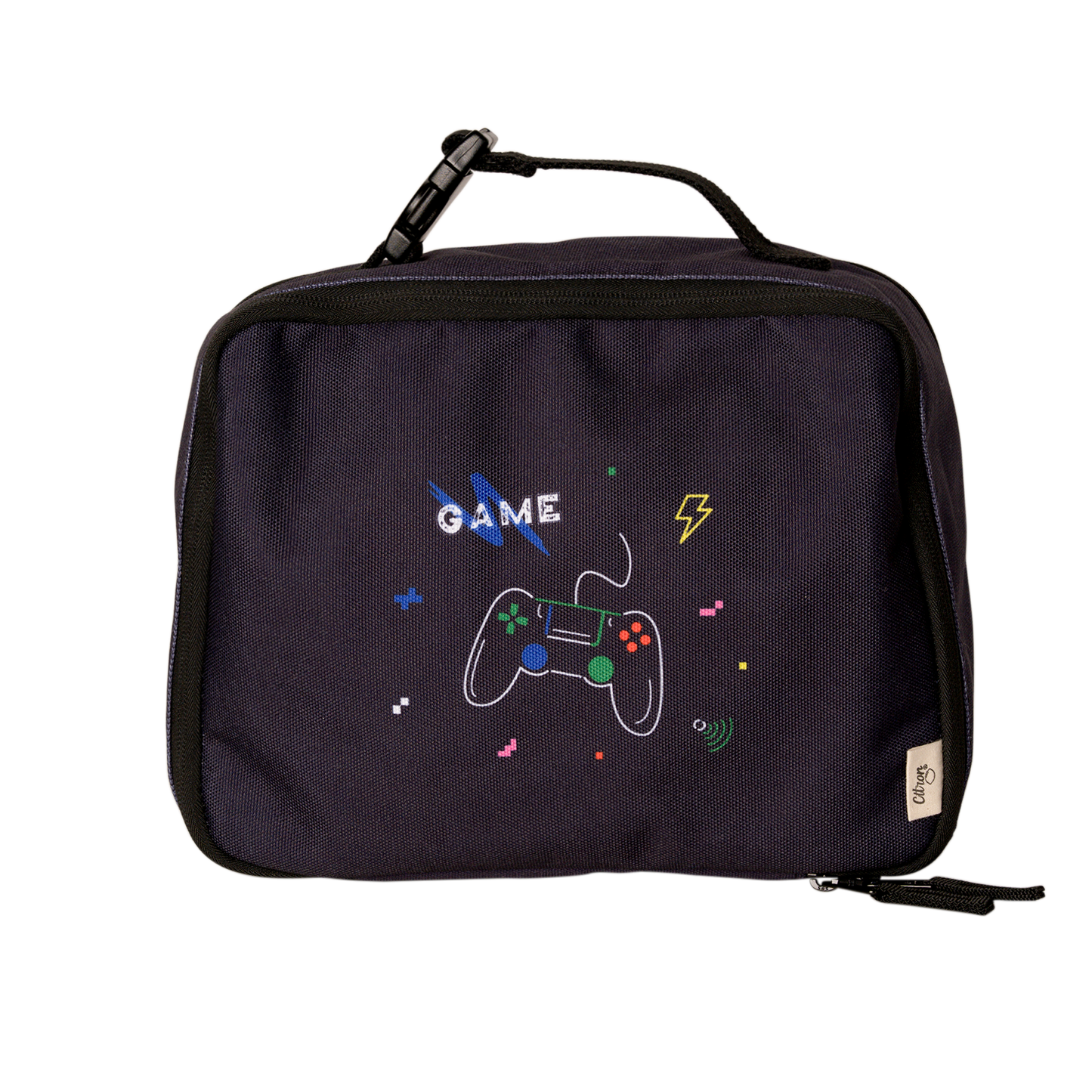 Citron Insulated Square Lunch Bag - Gaming