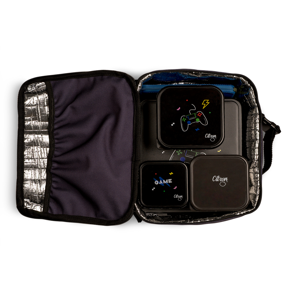 Citron Insulated Square Lunch Bag - Gaming