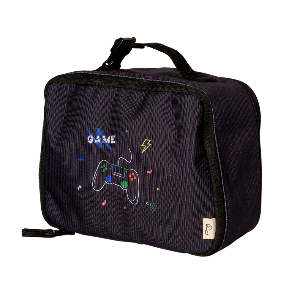 Citron Insulated Square Lunch Bag - Gaming