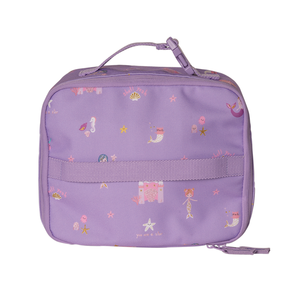 Citron Insulated Square Lunch Bag - Mermaid