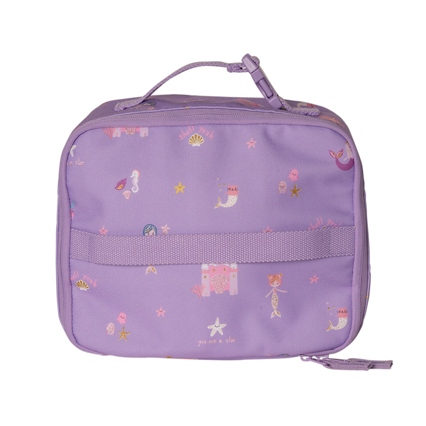 Citron Insulated Square Lunch Bag - Mermaid
