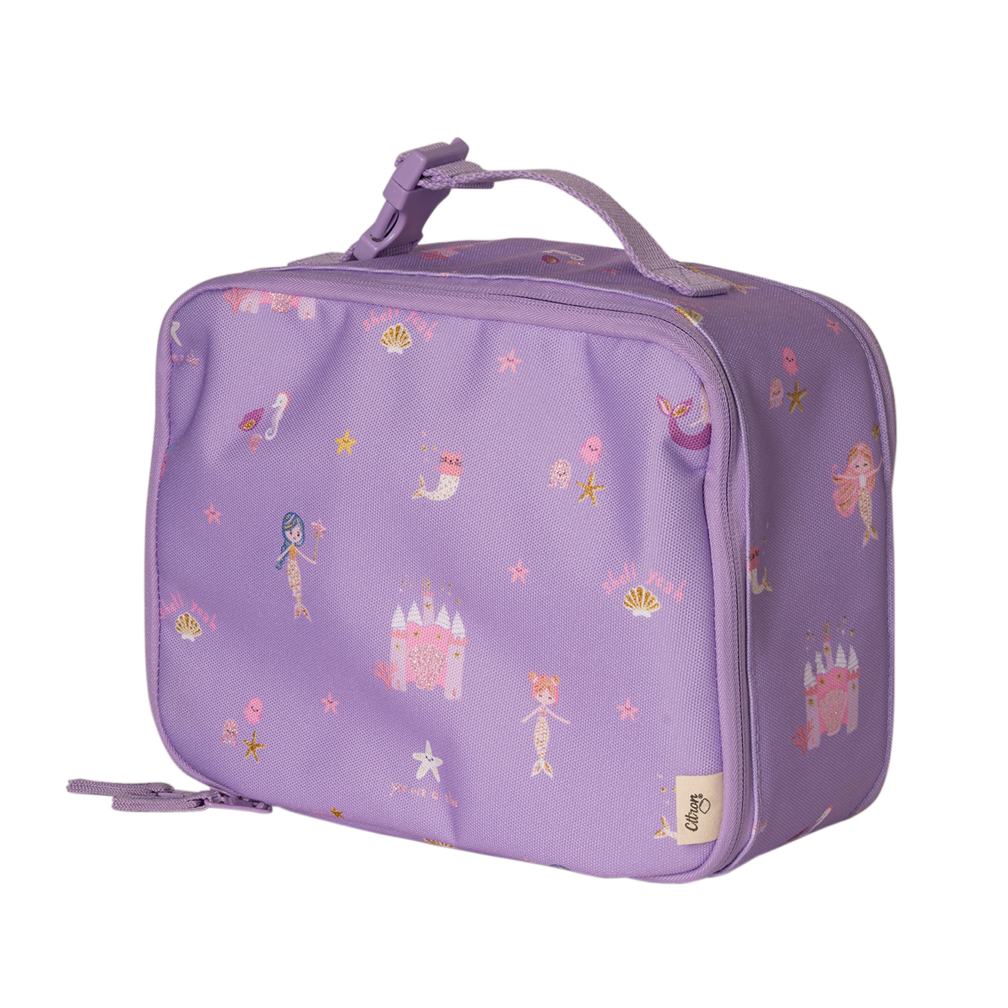 Citron Insulated Square Lunch Bag - Mermaid
