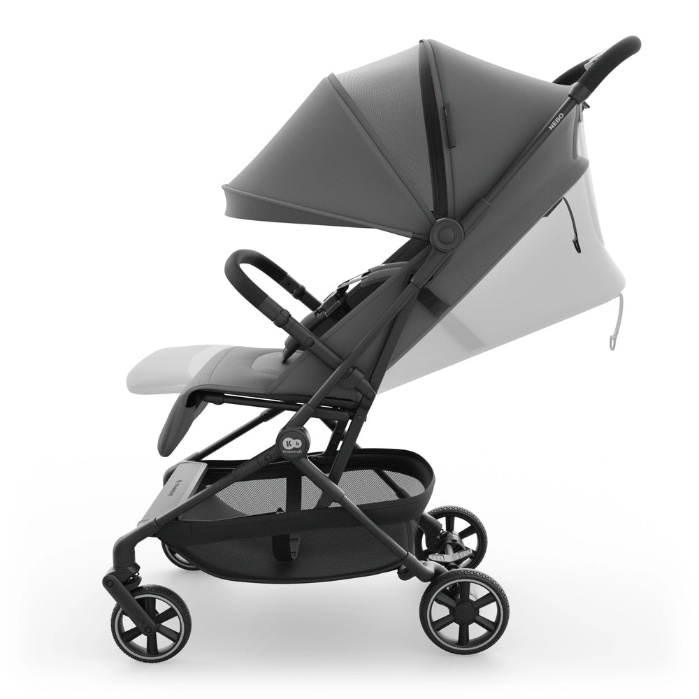 Kinderkraft - Nebo Cabin Lightweight Stroller - Grey