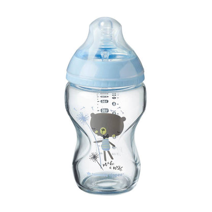 Tommee Tippee Closer To Nature Glass -250ML, Boy