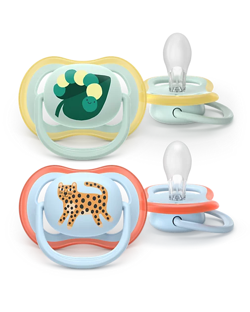 Philips Avent Air Soothers – Boy, 0–6 Months, 2 Pack