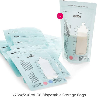 Spectra - Pre-Sterilized Milk Storage zipper bag temp sensing