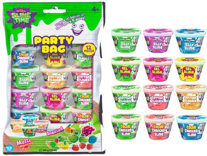 DOHTIME Slimetime Novelties Partybag 12 Cans 340g - Multicolor