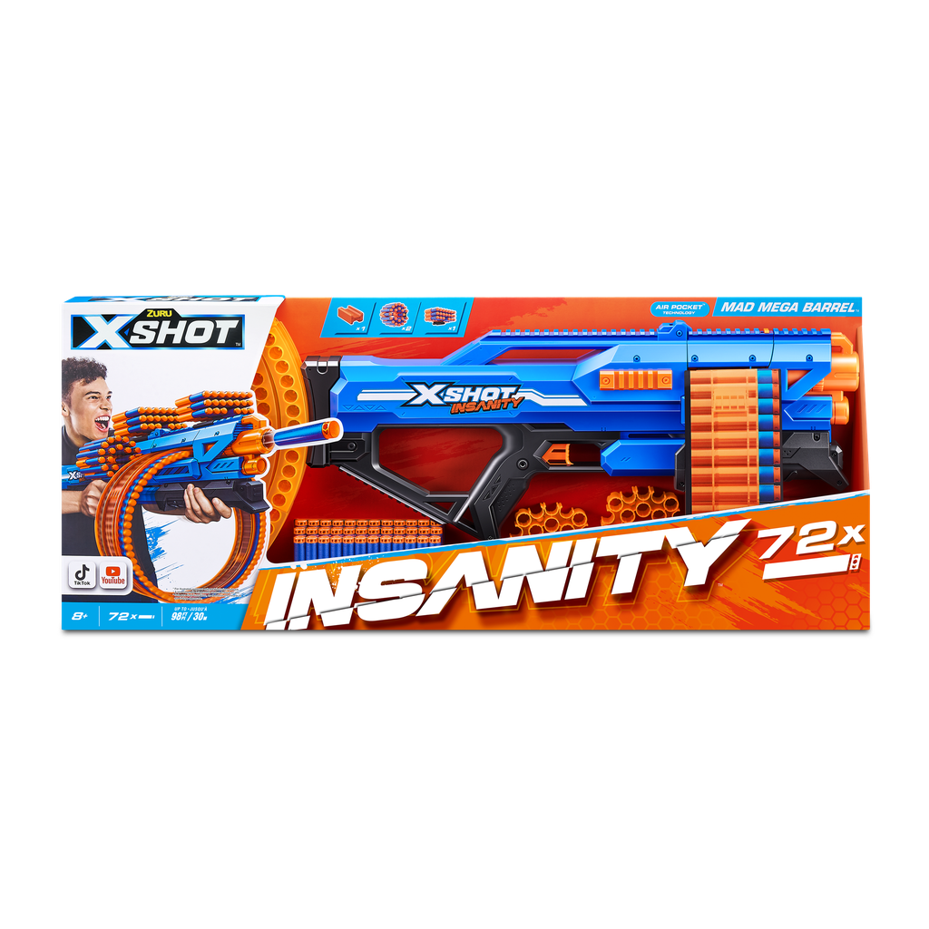 X-Shot Insanity Mad Mega Barrel