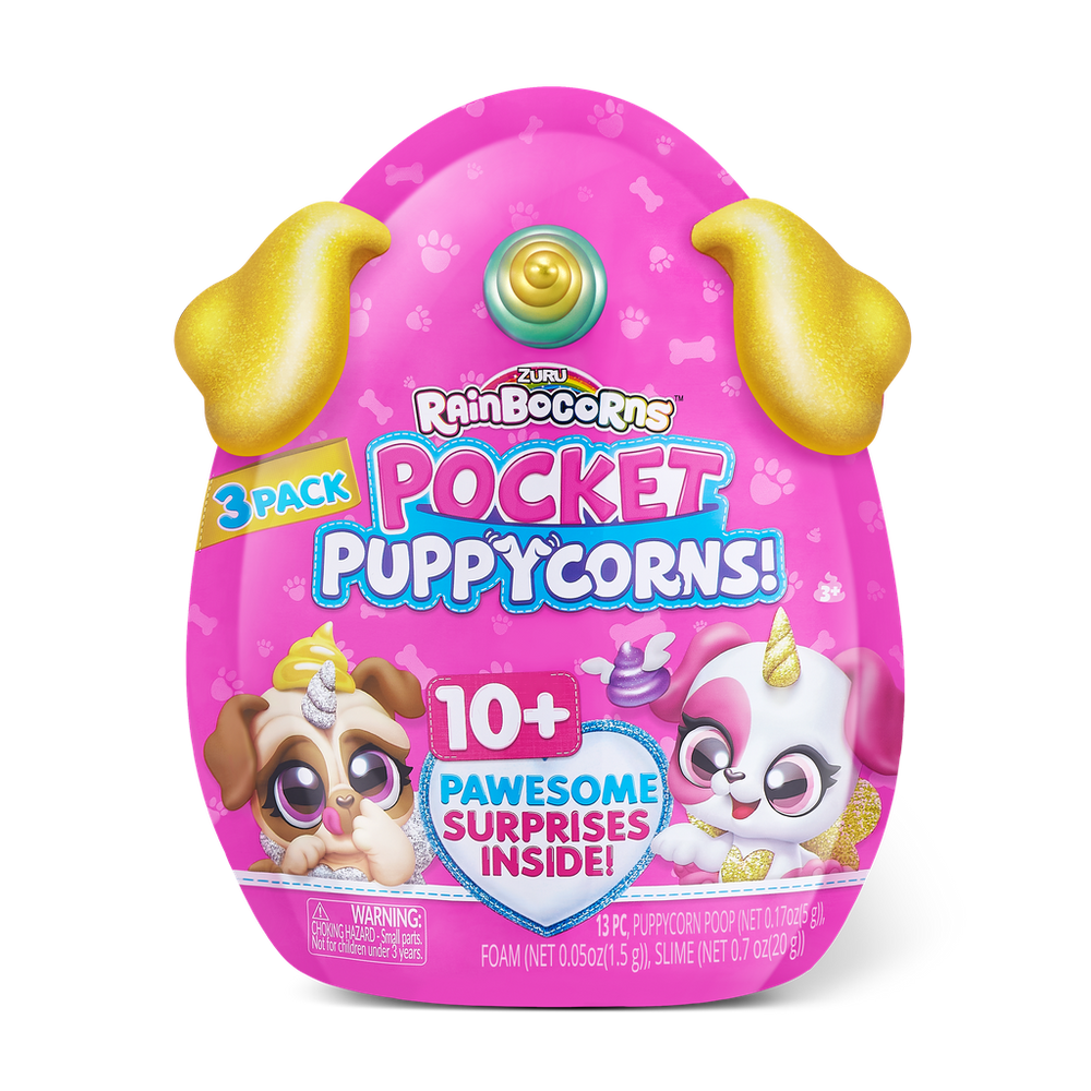Rainbocorns Pocket Puppycorn Surprise Bobble Head (Large) (S1)