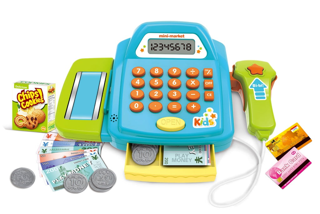 آلة كاشير وسوبر ماركت مصغر للأطفال-باور جوي