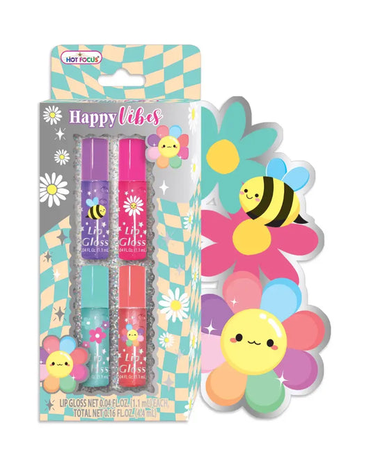 Happy Vibes Lip Gloss Set – Hot Focus