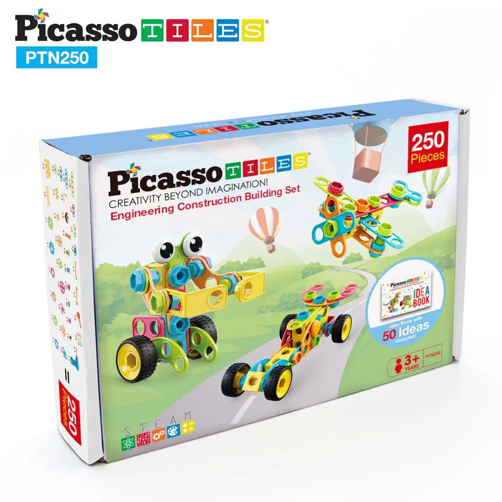 Engineering Construction Building Set 250 pcs – PicassoTiles