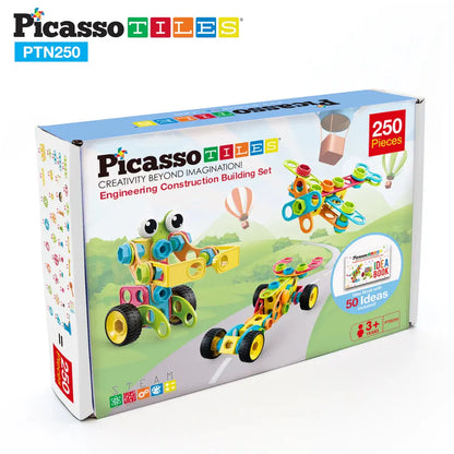 Engineering Construction Building Set 250 pcs – PicassoTiles