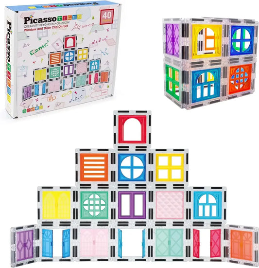 Window & Door Clip-On Magnetic Set 40 pcs – PicassoTiles