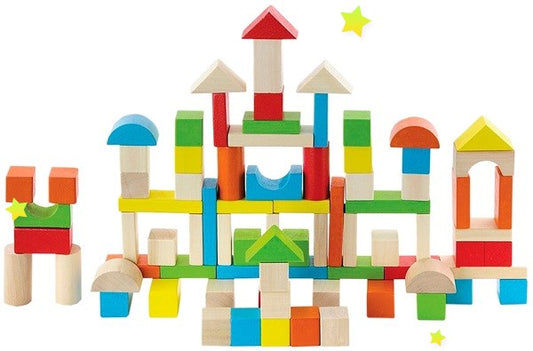 Colorful Block Set 80Pcs - Viga