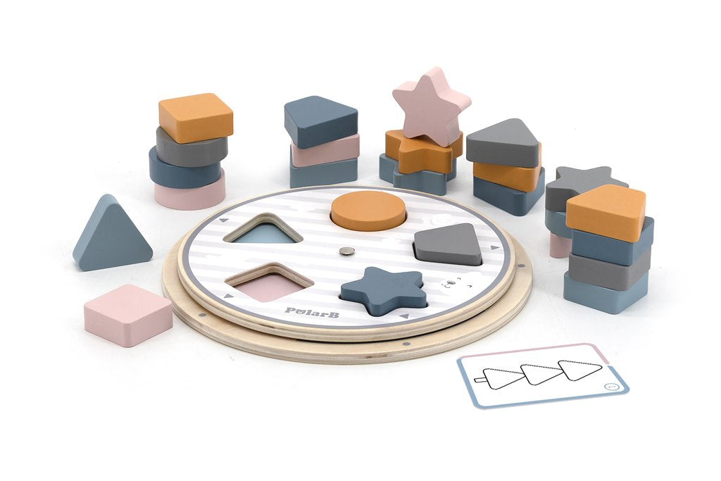 لعبة مطابقة الأشكال والألوان-بولار بي 