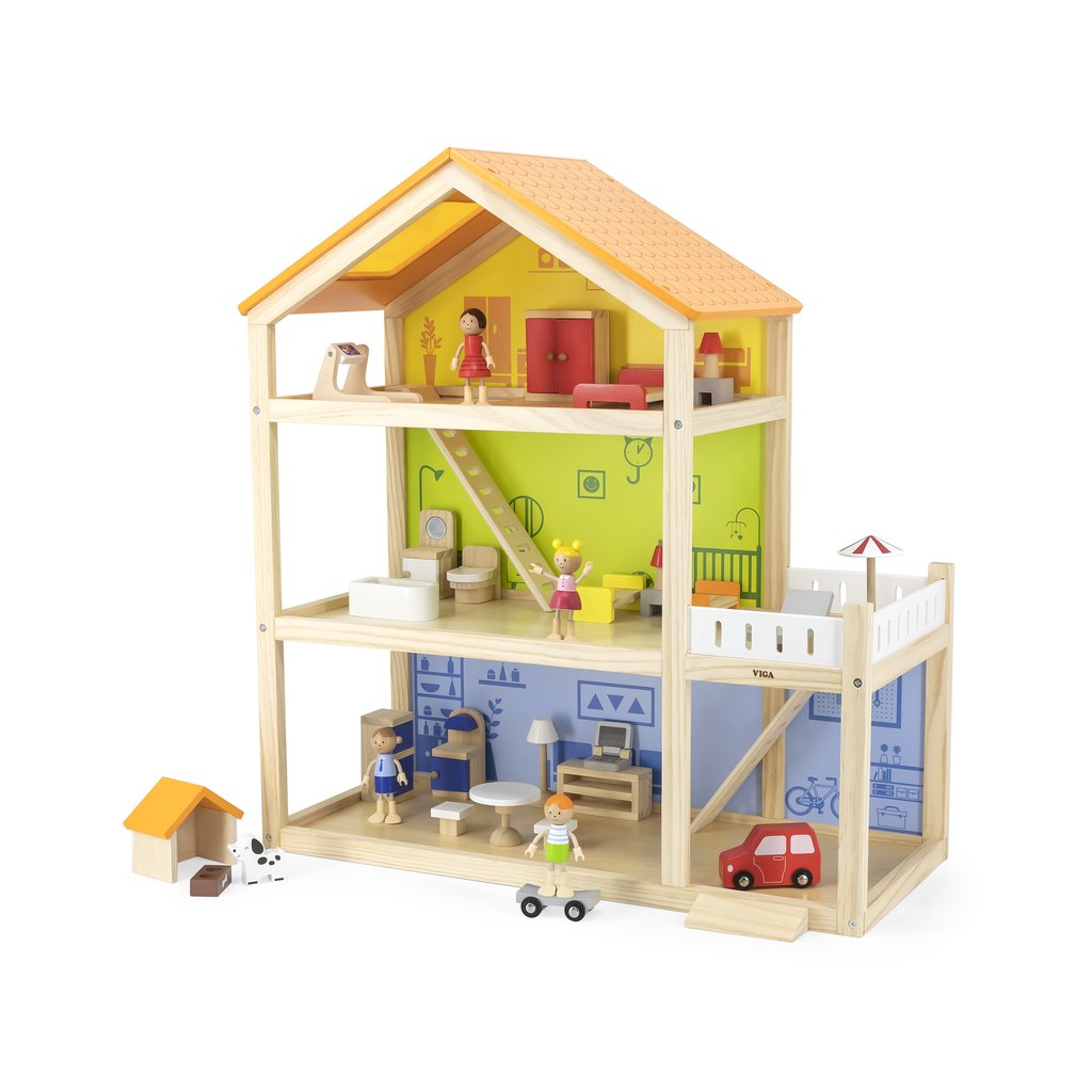 3 Storey Wooden House - Viga