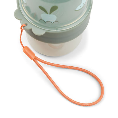 Done by Deer -To go 2-way snack container -Birdee -Green