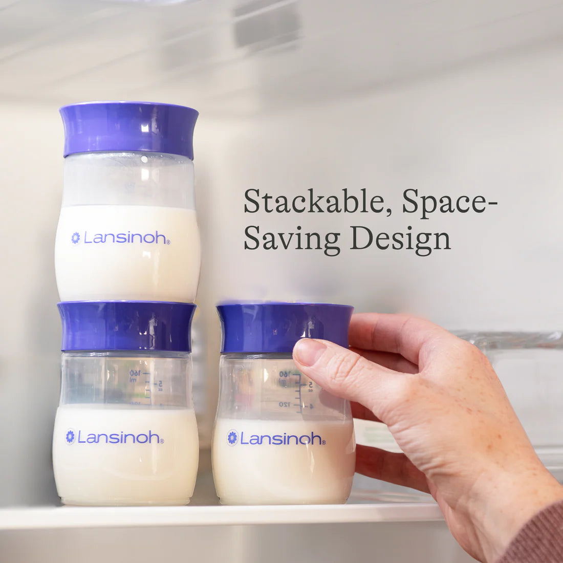 Lansinoh Breastmilk Storage Bottles (Pack of 4)