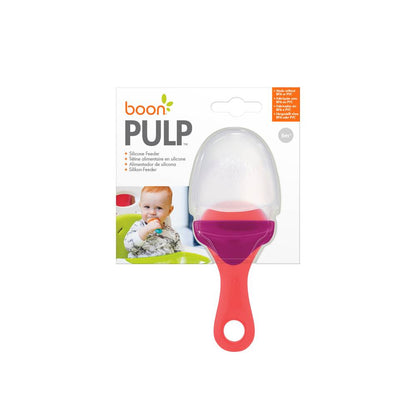 Boon PULP Silicone Feeder - Magenta/Pink