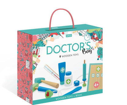 Sassi Book And Wooden Toys The Doctor's Bag