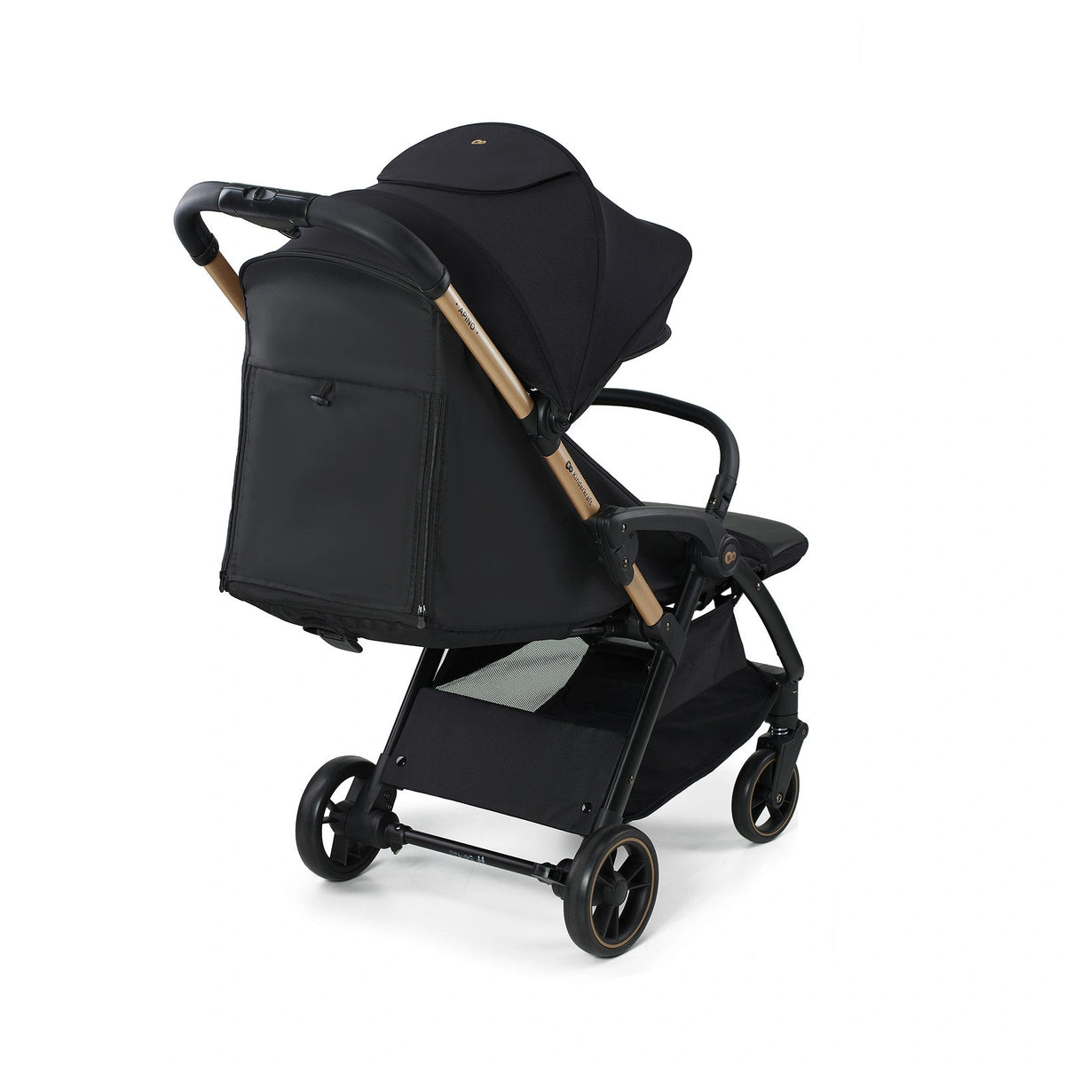 Kinderkraft APINO Black stroller rear view