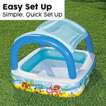 Bestway -Play Pool With Canopy 140X140X114 cm