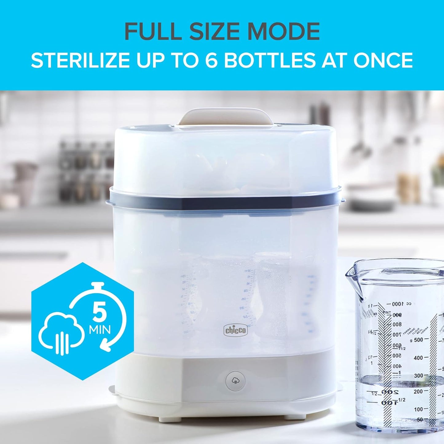 Chicco 3-in-1 Modular Electric Steam Sterilizer