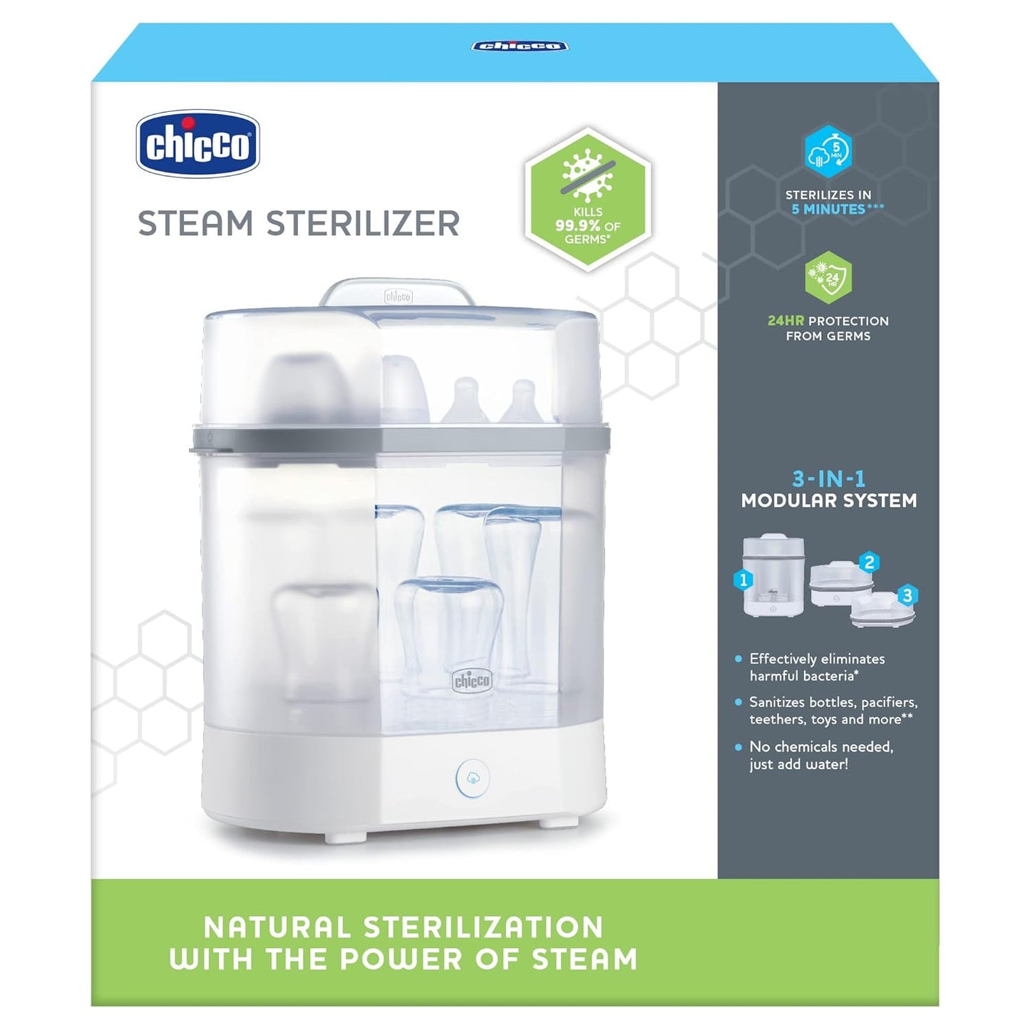 Chicco 3-in-1 Modular Electric Steam Sterilizer