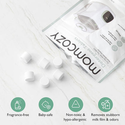 Washing Block for Momcozy KleanPal Pro Baby Bottle Washer-120 Detergent Tablets