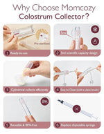 Momcozy Silicone Colostrum Collector - Pre-Sterilized, BPA-Free (12 Pack)
