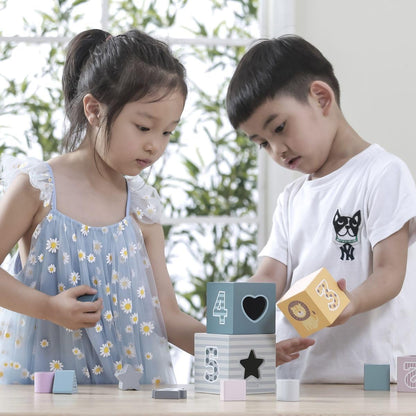 مجموعة مكعبات خشبية-فيجا