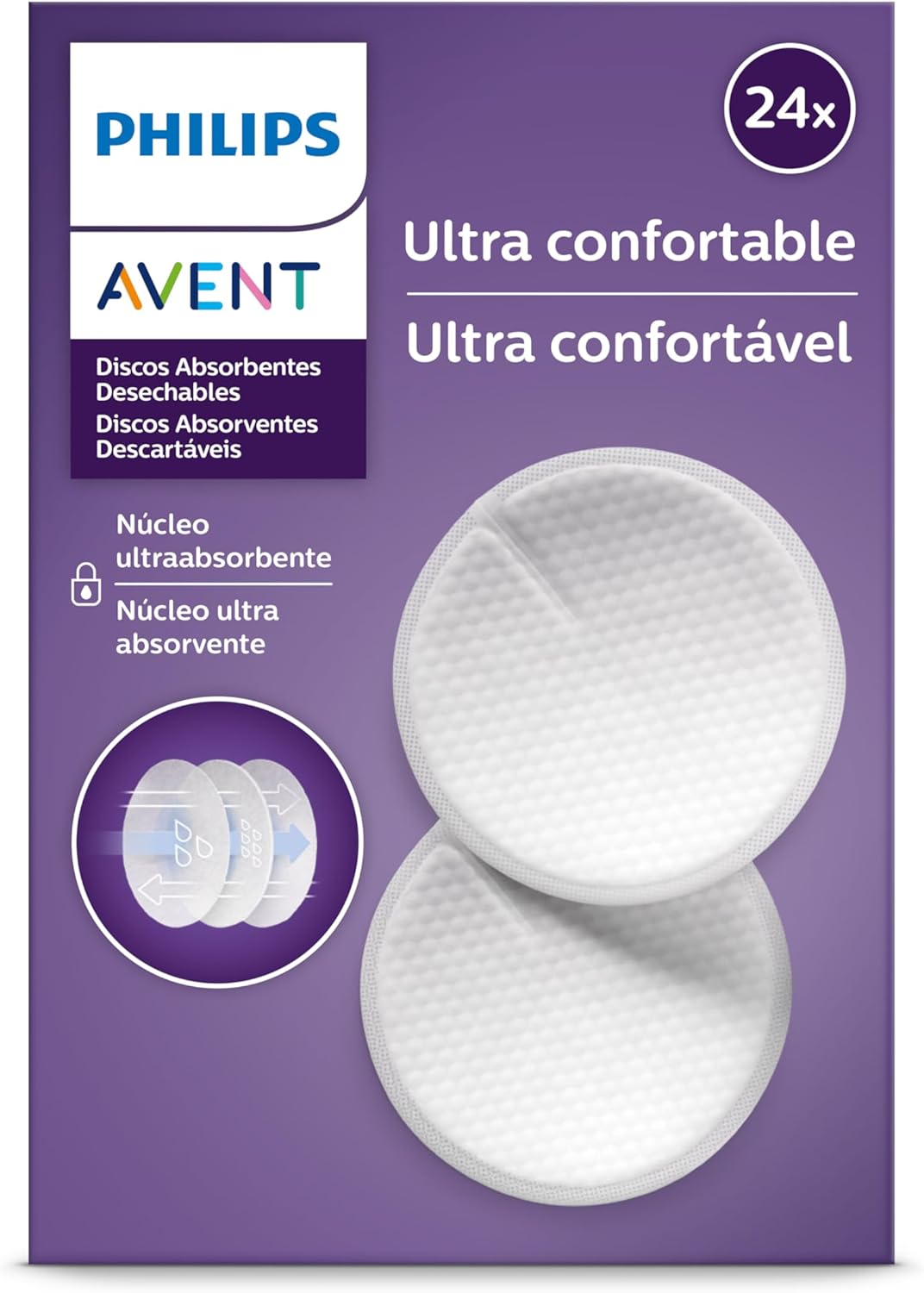 Philips Avent Disposable Breast Pads – 24 Pcs