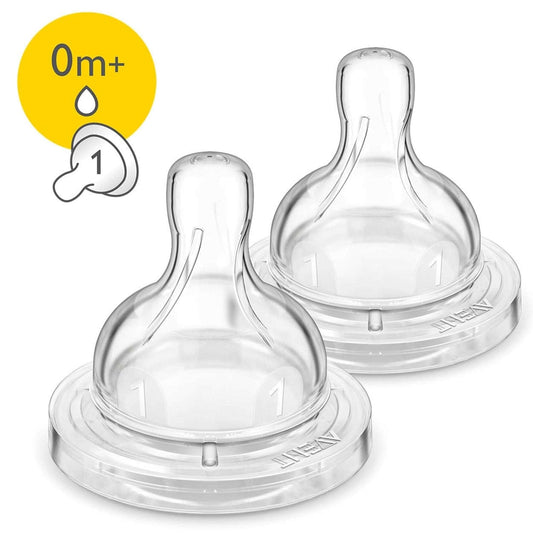 Philips Avent -Anti-Colic Baby Bottle Flow 1 Nipple- 2pc